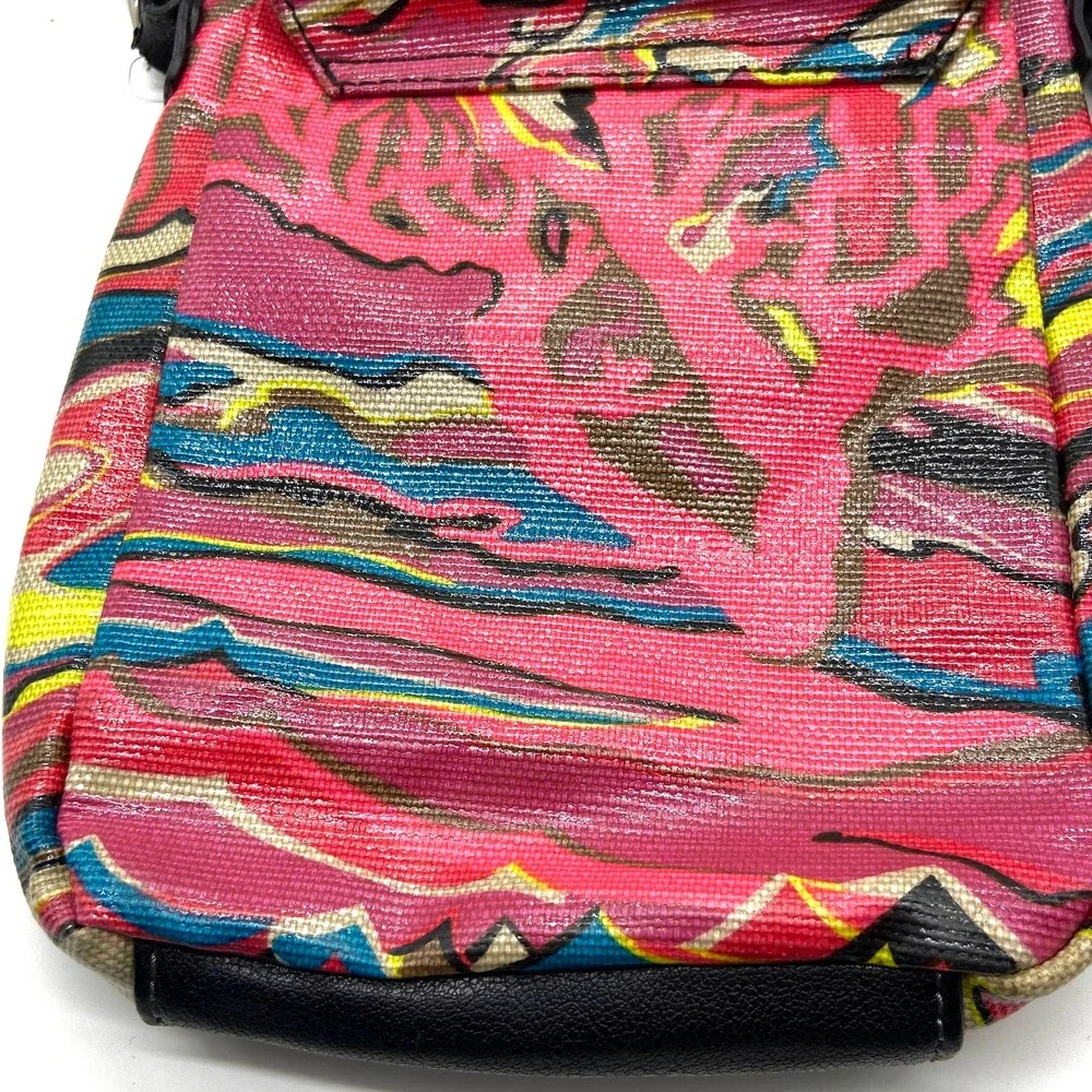 Sakroots handbag purse Multi color Small Size many compartments crossbody - Picture 8 of 11